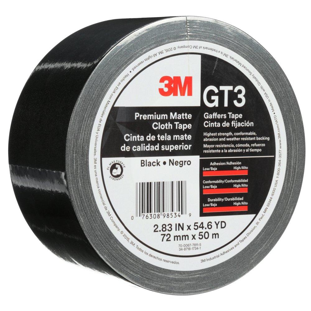 3M™ Premium Matte Cloth (Gaffers) Tape GT3