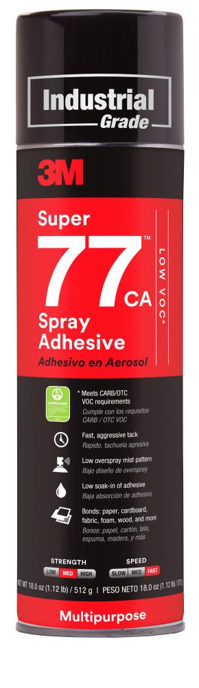 3M™ Super 77™ CA Multi-Purpose Spray Adhesiv