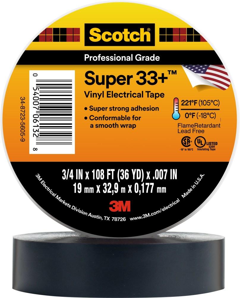 Scotch® Super 33+™ Vinyl Electrical Tape