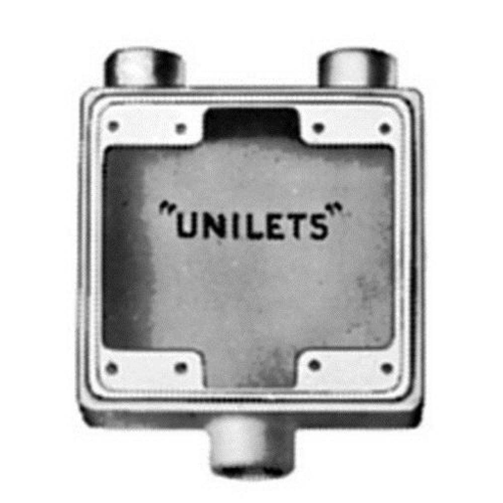 3/4-1/2 THREADED UNILET 2-GANG