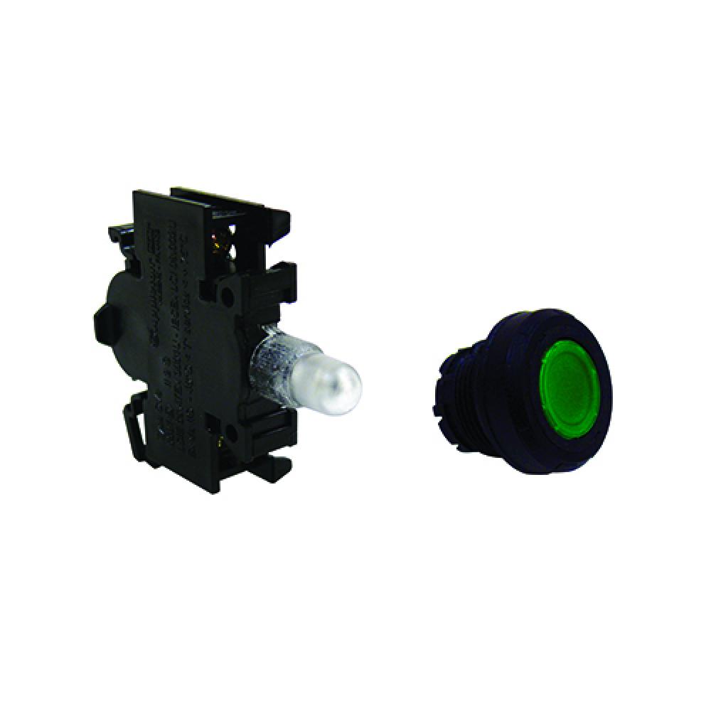 ACTUATOR GREEN ILLUM PB