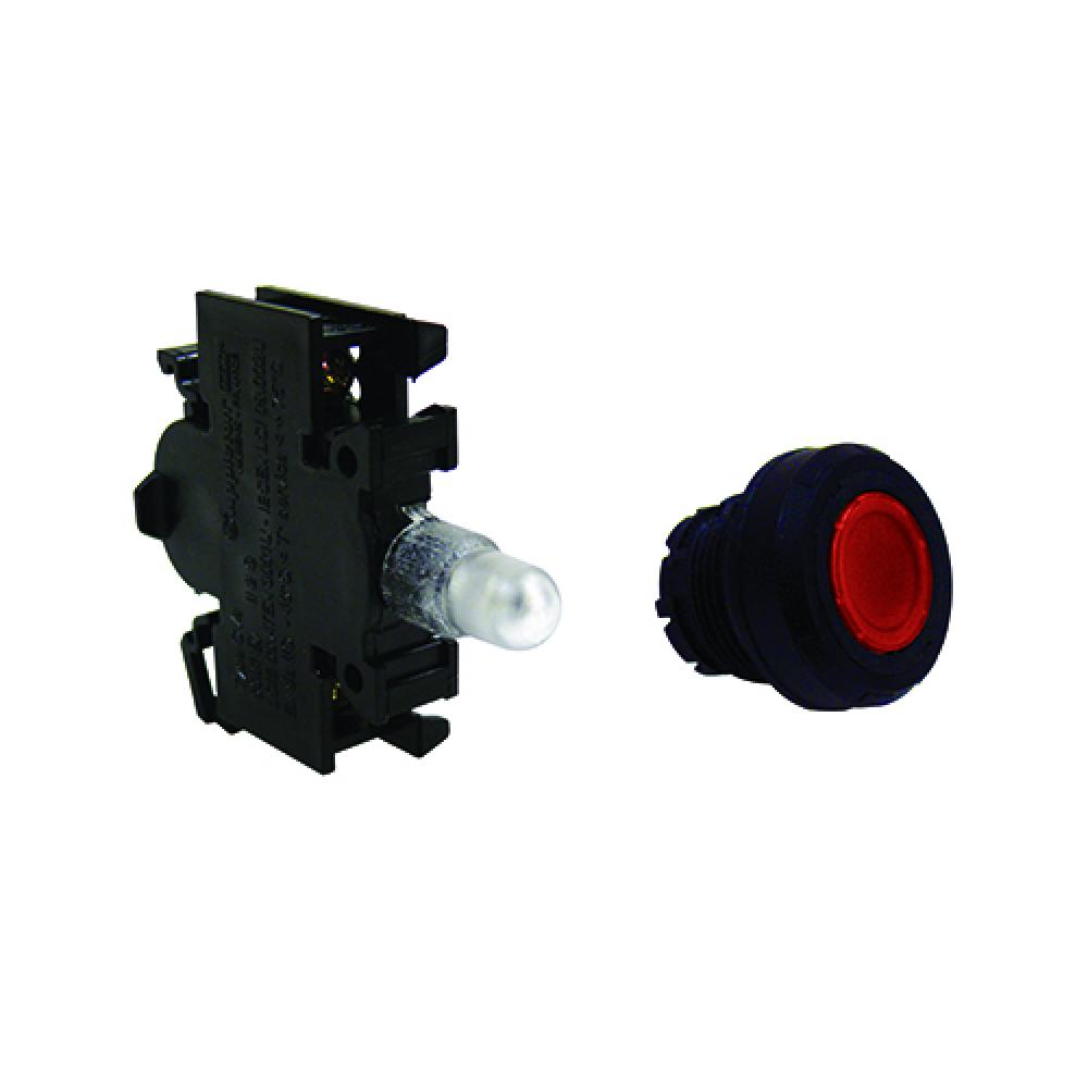 ACTUATOR RED ILLUM PB