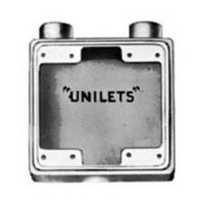 Appleton Electric FDS-2-75 - THREADED UNILET        2-GANG