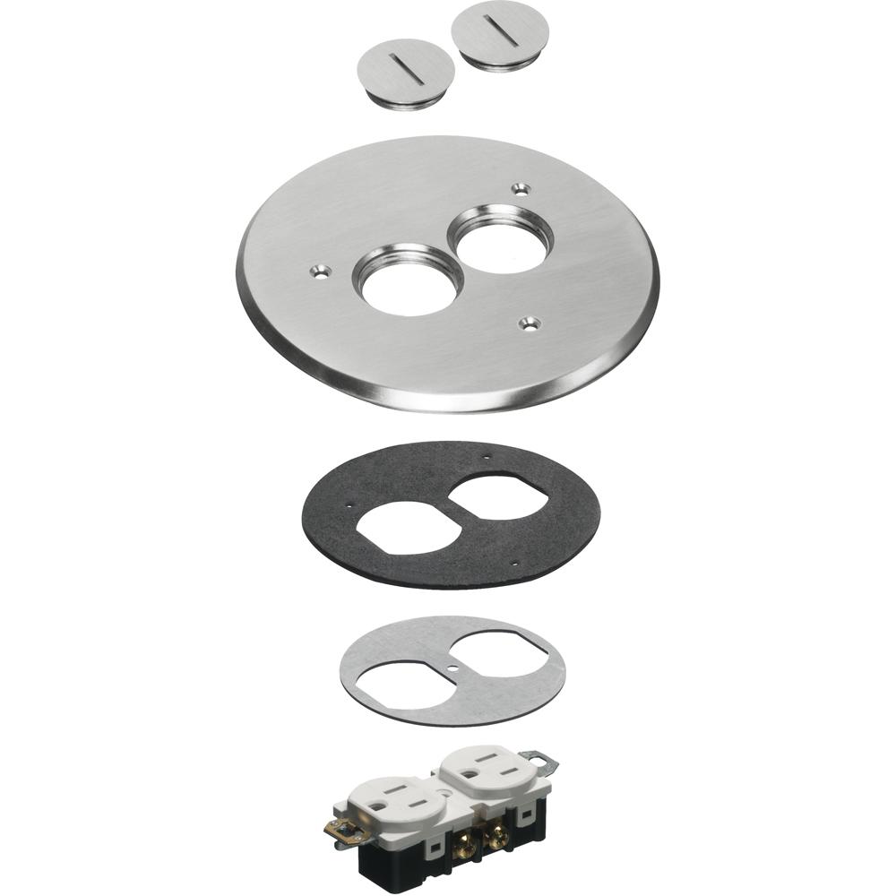 6&#34; NICKEL COVER KIT 2 TP