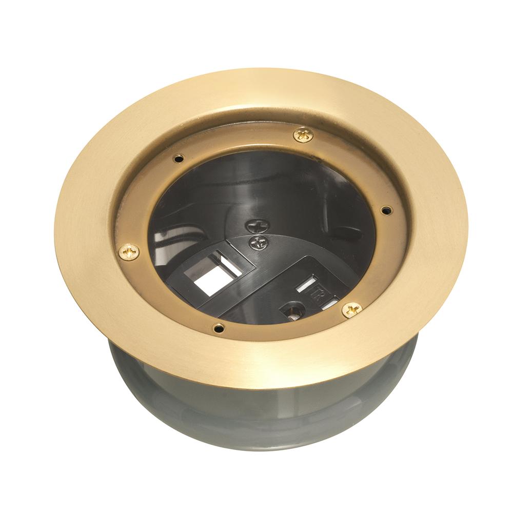 BRASS RECESSED COVER