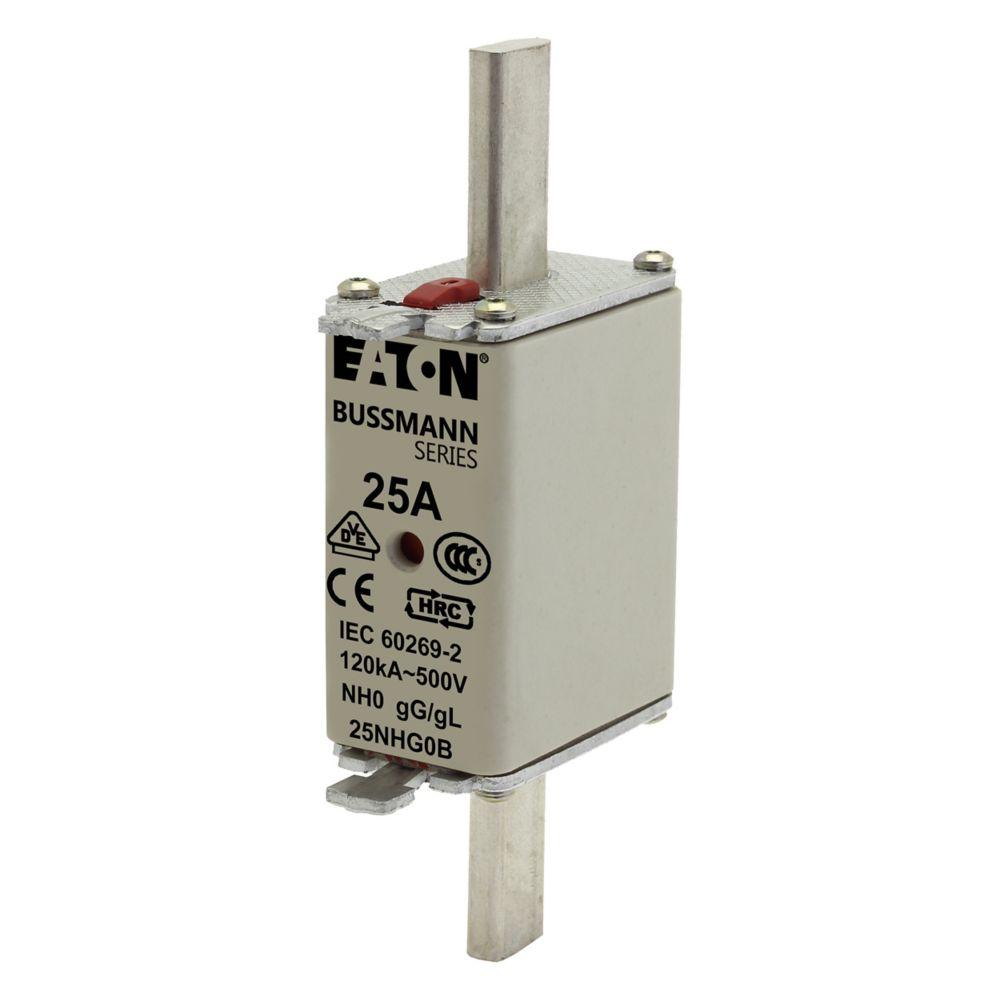 NH FUSE 25A 500V GG/GL SIZE 0