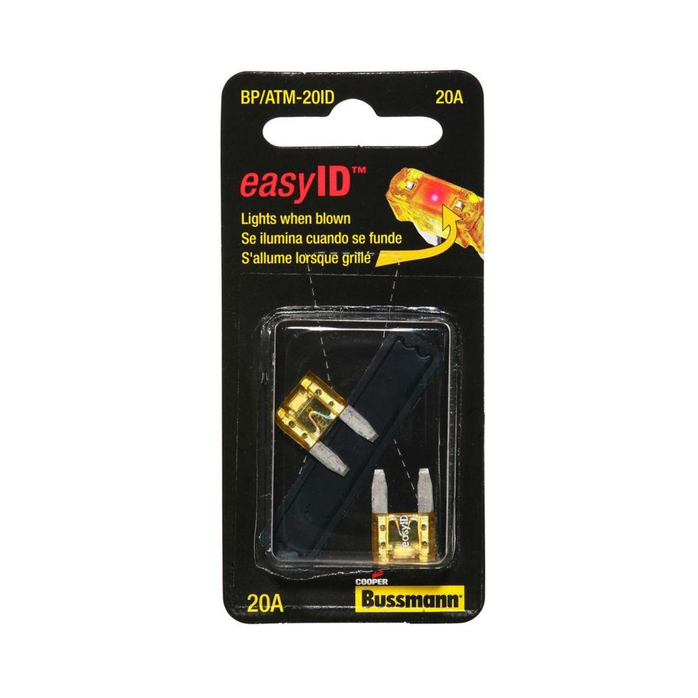 ATM-20 AMP easyID FUSE - 2 PER CARD