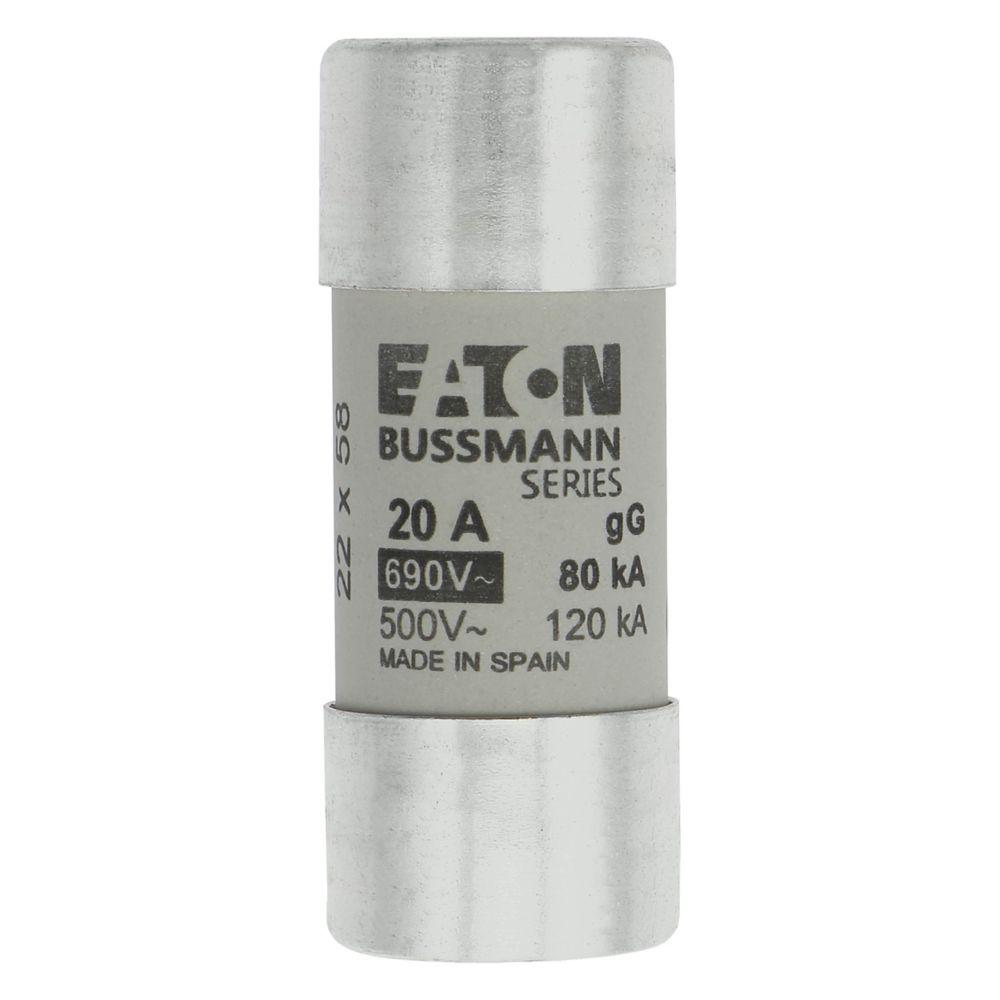 CYLINDRICAL FUSE 22 x 58 20A GG 690V AC