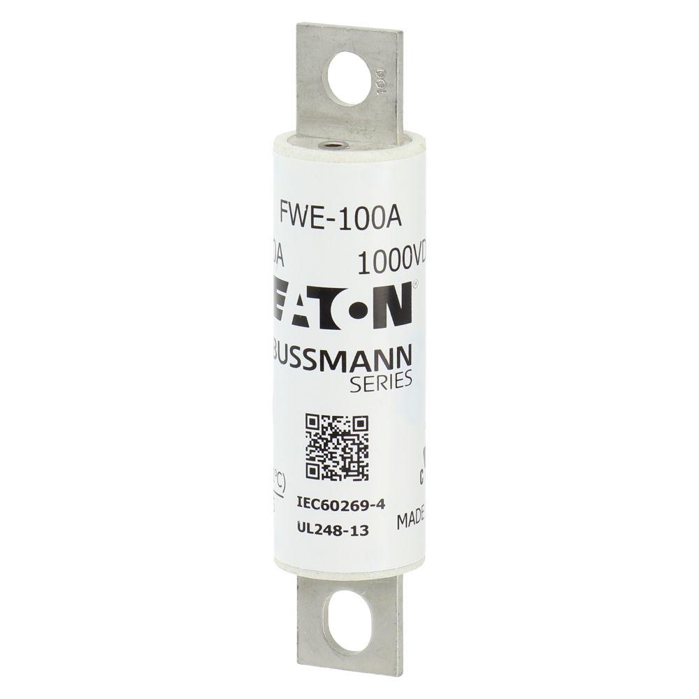 1000Vdc IEC/UL 100A aR 25mm Round fuse