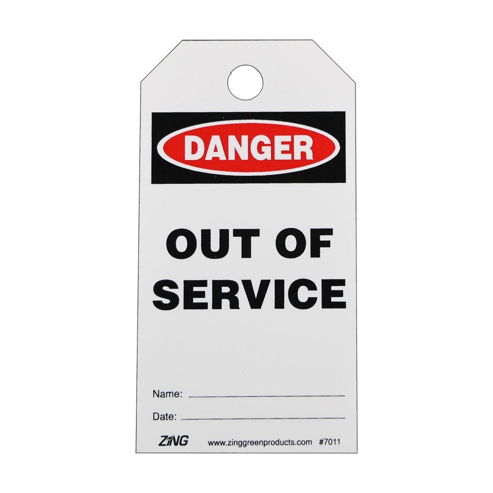 Lockout tag OutOfService