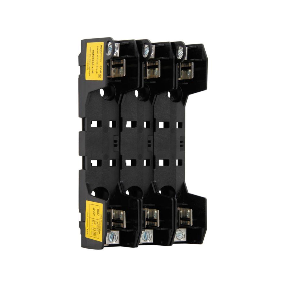 Fuse Block, Class R, 600V 30A, 3 Pole