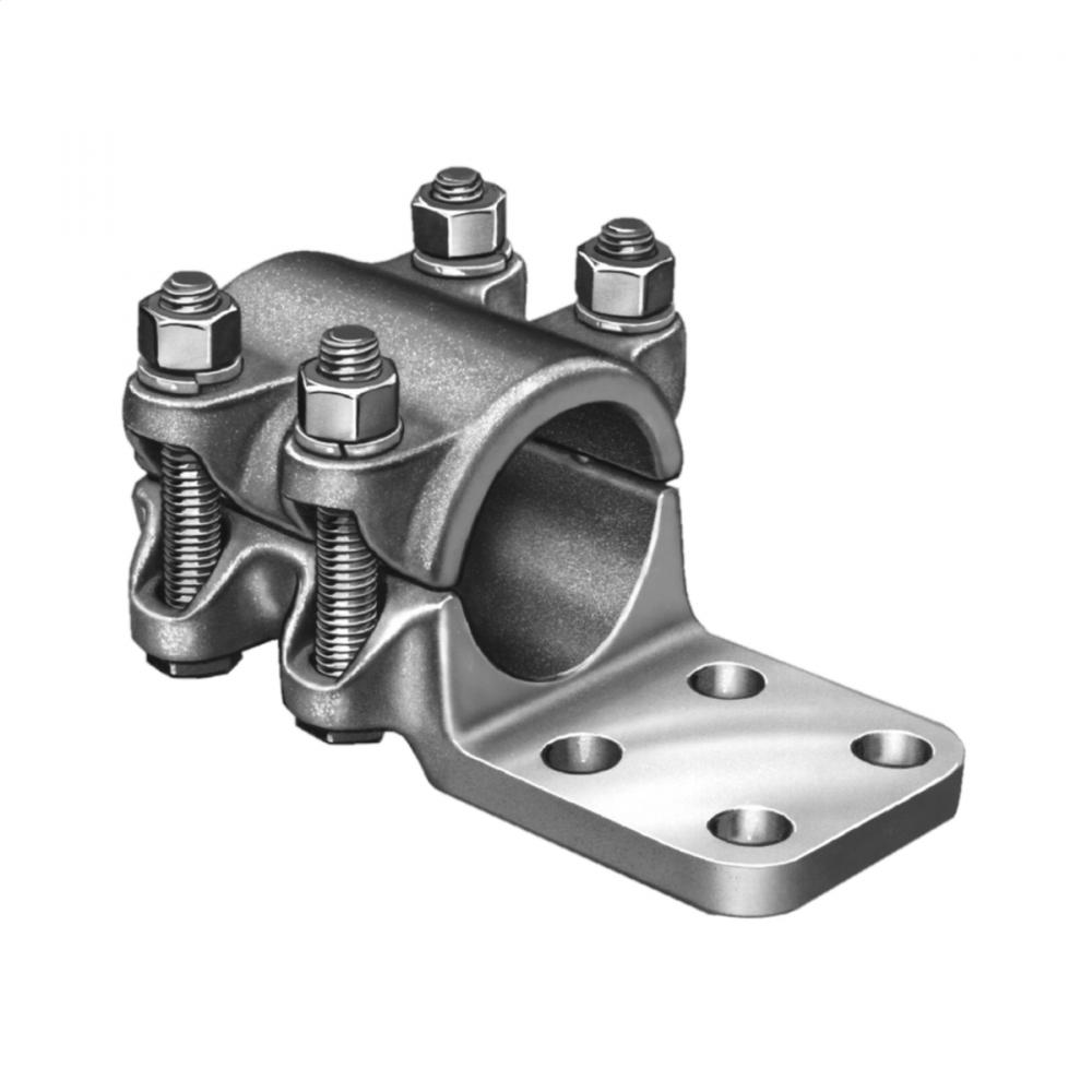 TERMINAL, AL BOLTED TUBE-FLAT