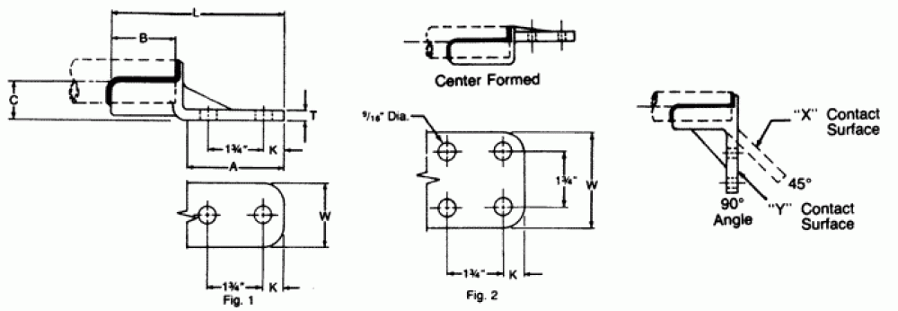 TERMINAL, AL WELD TUBE-FLAT