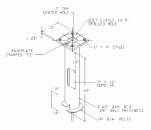 Hubbell Power Systems T1120294 - FOUNDATION, SLF  8.63 OD X  60