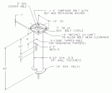 Hubbell Power Systems T1120271 - FOUNDATION, SLF  8.63 OD X  60