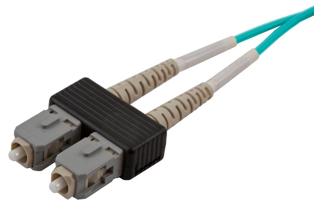 FIBER, P-CORD,50U,DUP,KLC-SC,LZRGR,RD,1M