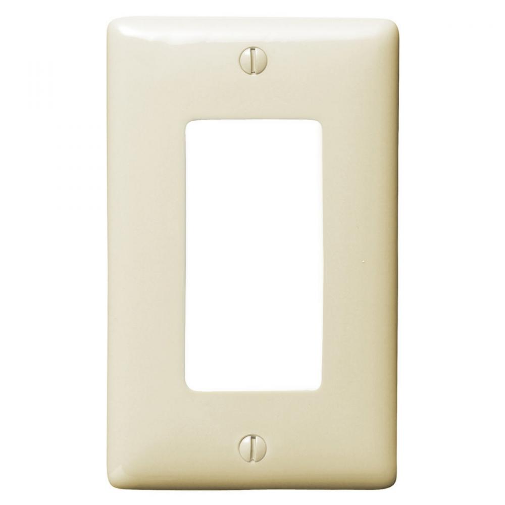 WALLPLATE, 1-G, 1) RECT, AL