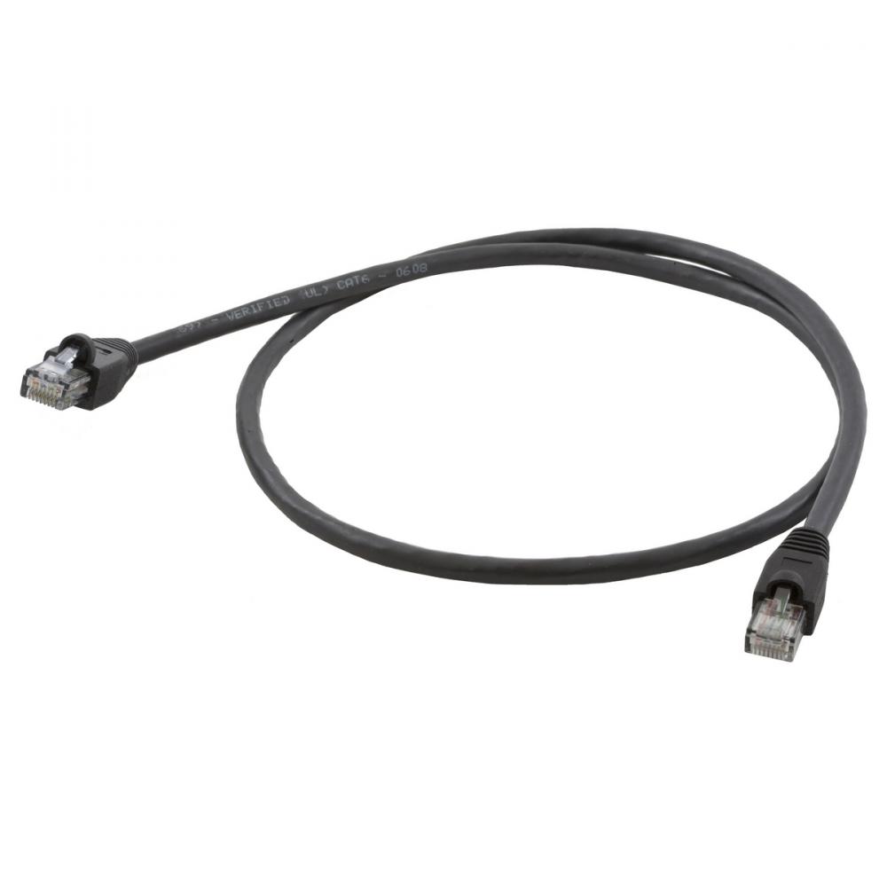 P-CORD, HI-IMPACT,6,BK,RJ45-RJ45,3&#39;