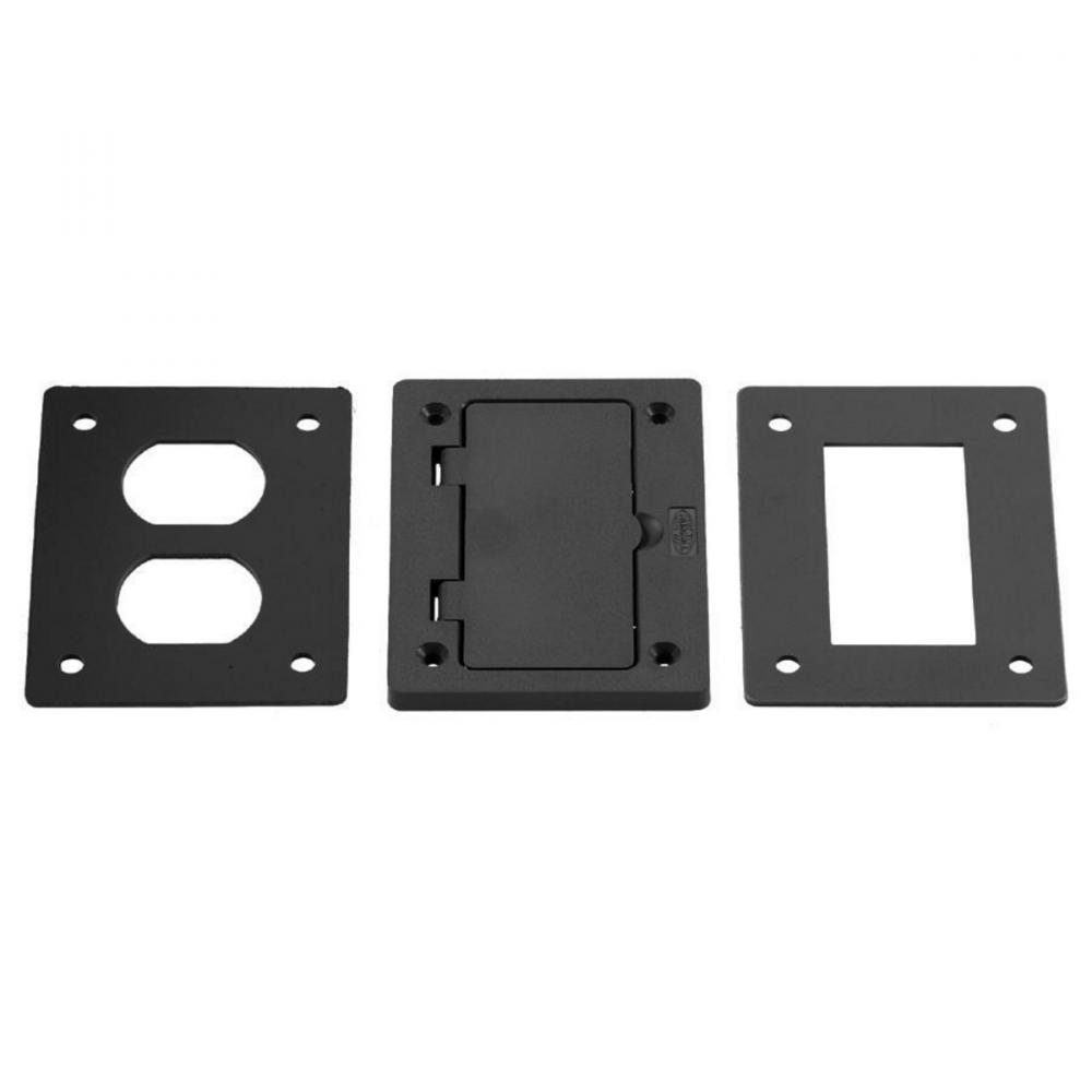 PLATE, DUP/STYLE, FOR RECT PFB, BLK