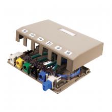 Hubbell Premise Wiring ISB6AL - HOUSING, SURFACE MOUNT,6 PORT,AL