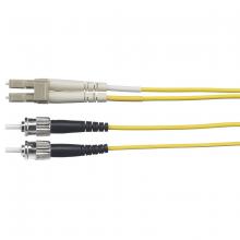 Hubbell Premise Wiring DFPCLCSTS3SM - FIBER, P-CORD,PL,SM,DUP,LC-ST,3M