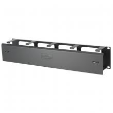 Hubbell Premise Wiring HS23C - HRZ CBL MGR,S SERIES,2U,CVR,3"EXT,BLK