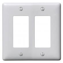 Hubbell Premise Wiring NP262OW - WALLPLATE, 2-G, 2) RECT, OW