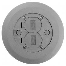 Hubbell Premise Wiring PFBCGYA - COVER/FLANGE ASSEM, PFB SERIES, GY