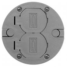 Hubbell Premise Wiring PFBRCGYA - COVER ASSEM, RND PFB SERIES, GY