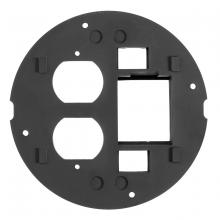 Hubbell Premise Wiring S1SPDU2IM - SYSTEMONE SUBPLATE, DUPLEX/iSTATION