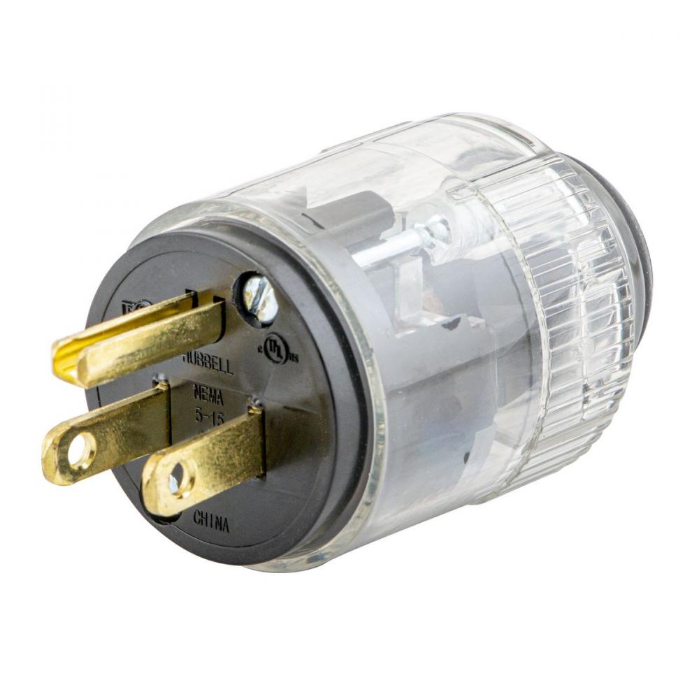 PLUG, 15A 125V, 5-15P, ILLUMINATED, LOWE