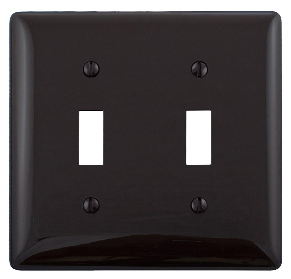 WALLPLATE, 2-G, 2) TOG, BK