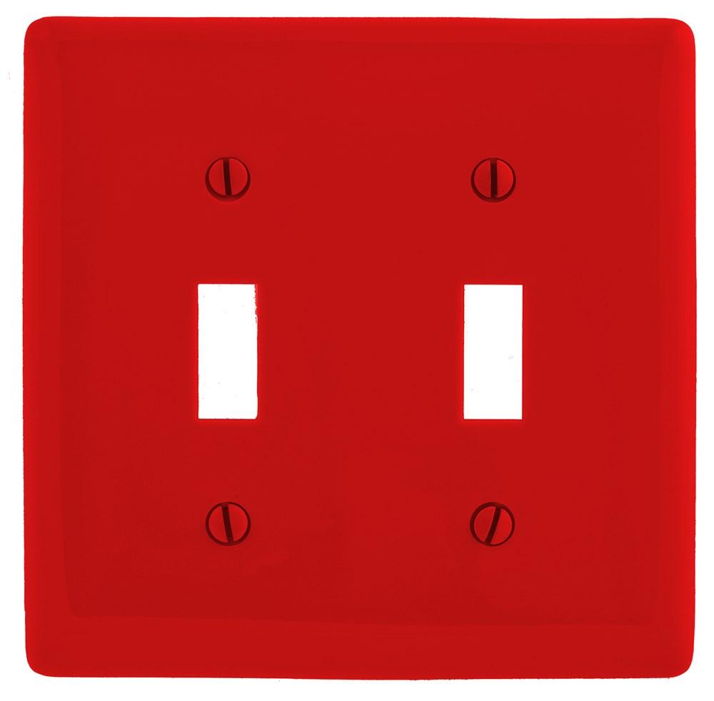 WALLPLATE, 2-G, 2) TOG, RD