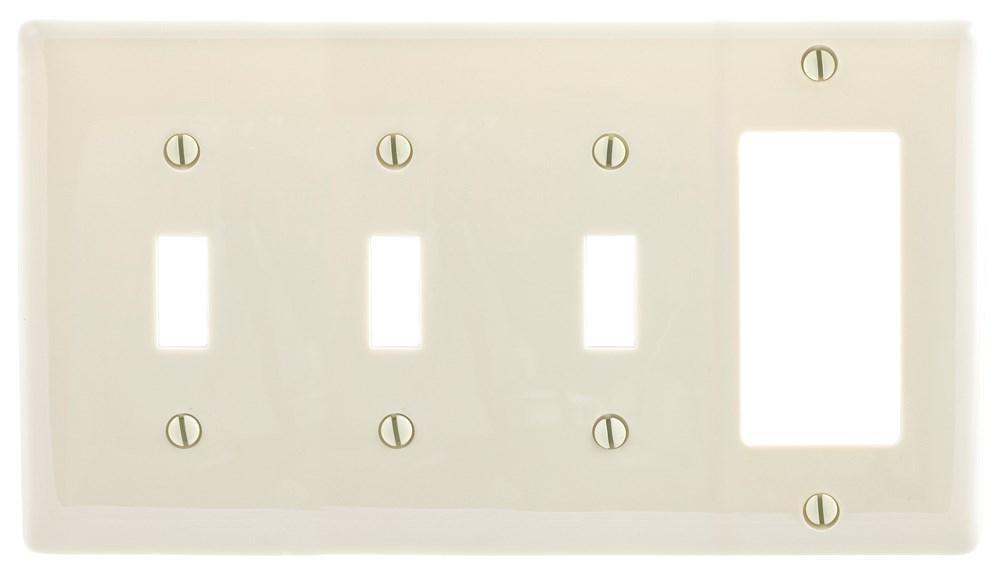 WALLPLATE, 4-G, 3) TOG 1) DEC, LA