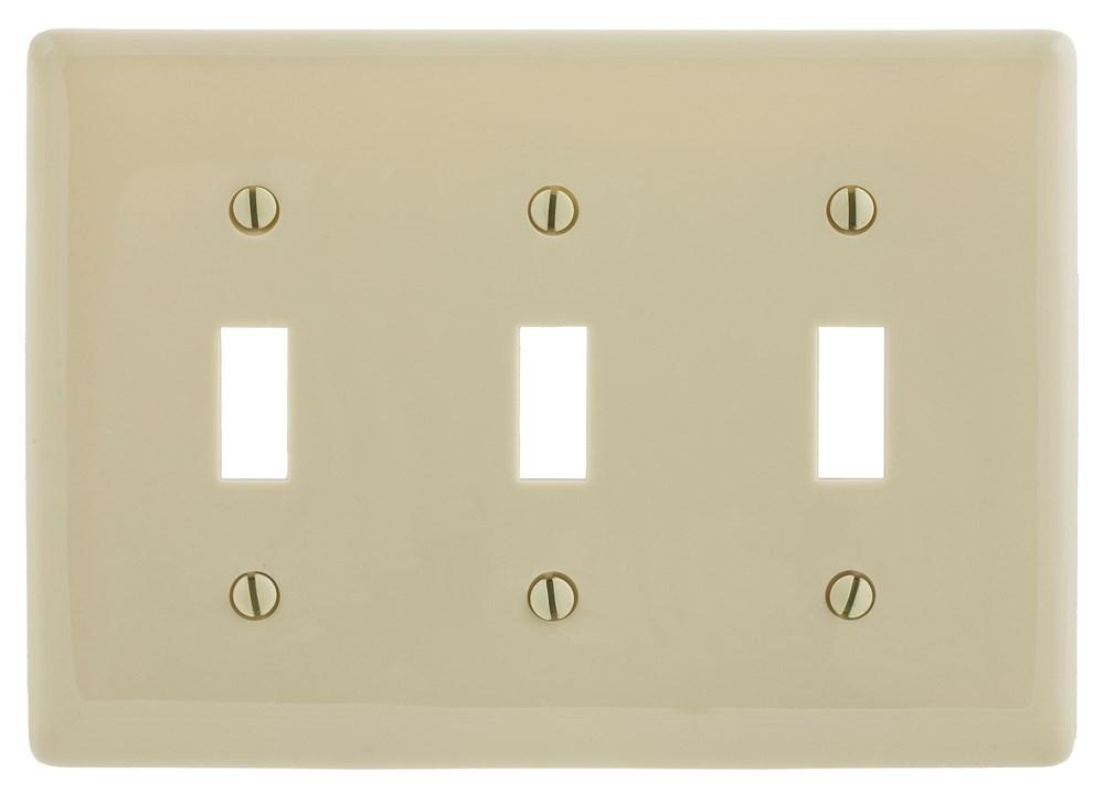 WALLPLATE, 3-G, 3) TOGG, IV