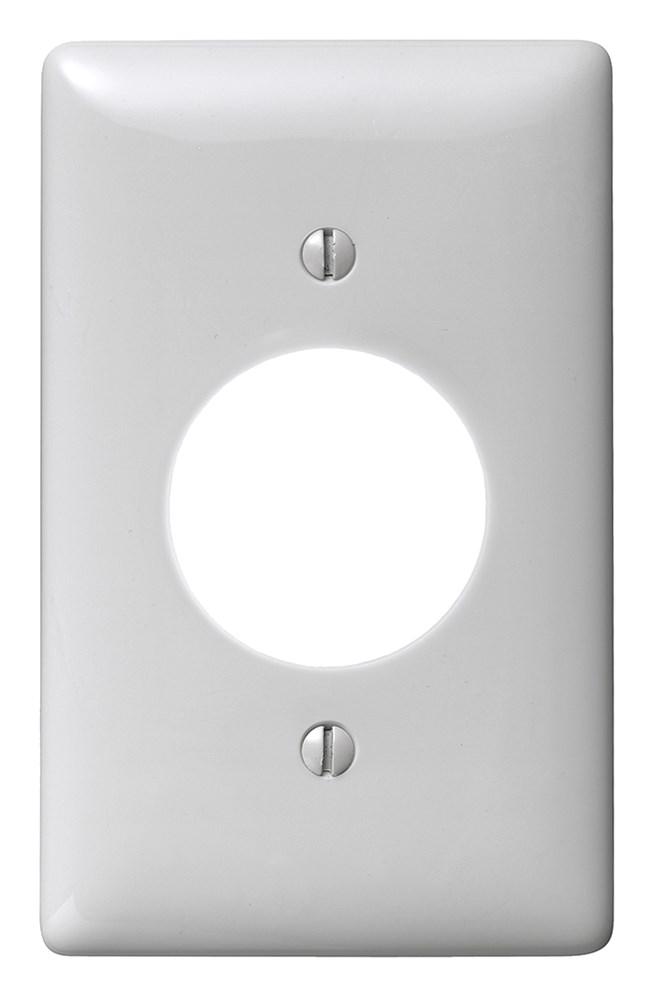 WALLPLATE, 1-G, 1.60&#34; OPNG, OW