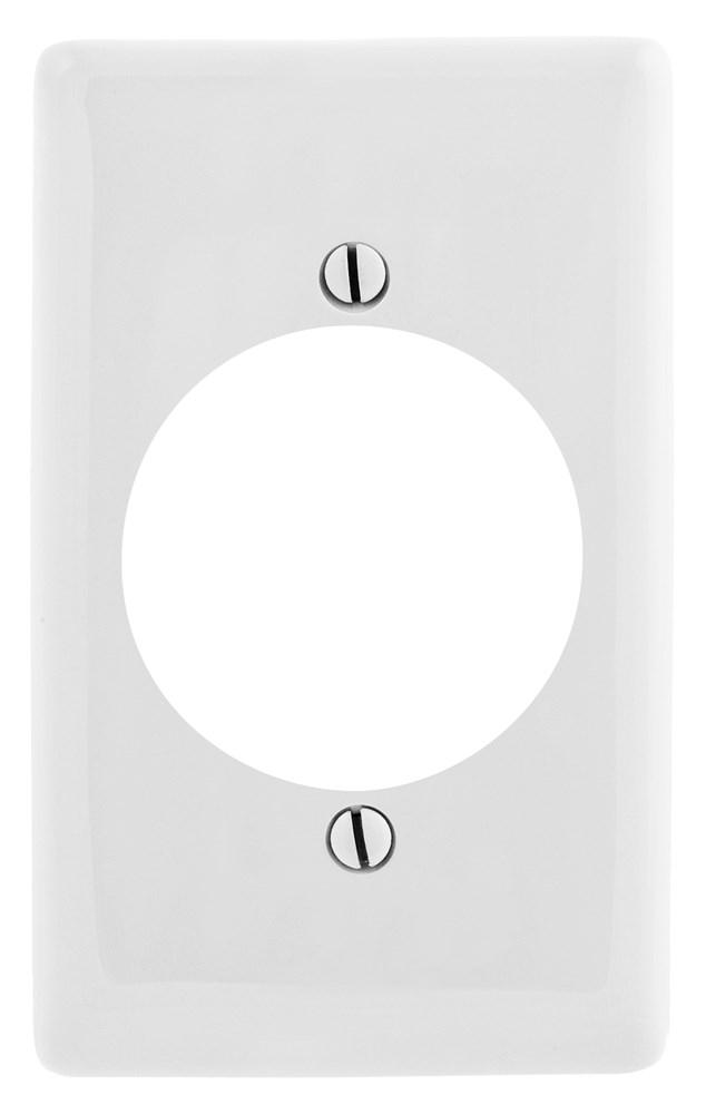 WALLPLATE, 1-G, 2.15&#34; OPNG, WH