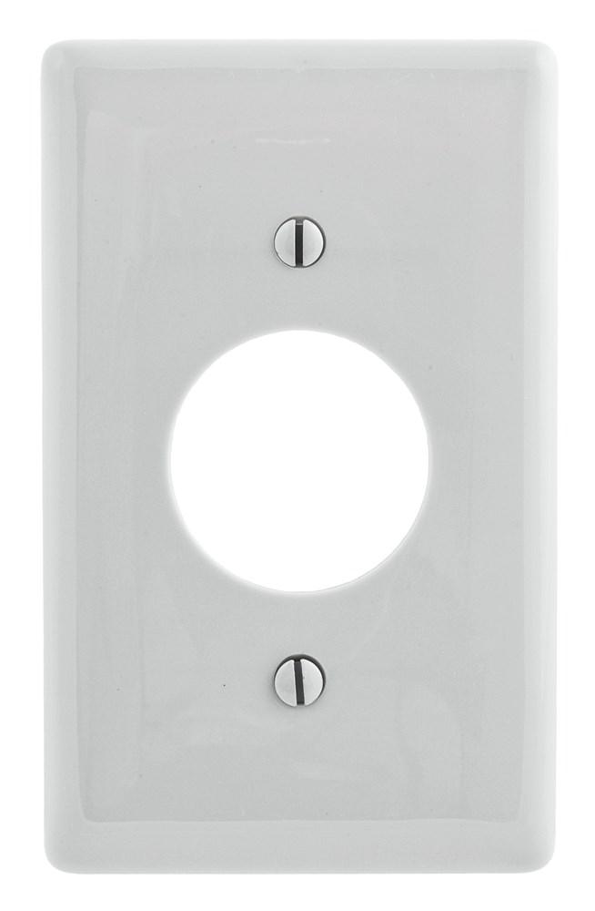 WALLPLATE, 1-G, 1.40&#34; OPNG, OW