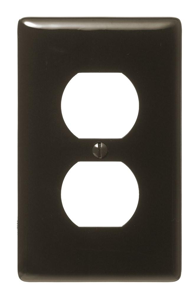 WALLPLATE, 1-G, 1) DUP, BR