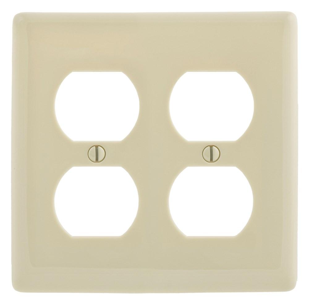 WALLPLATE, 2-G, 2) DUP, LA