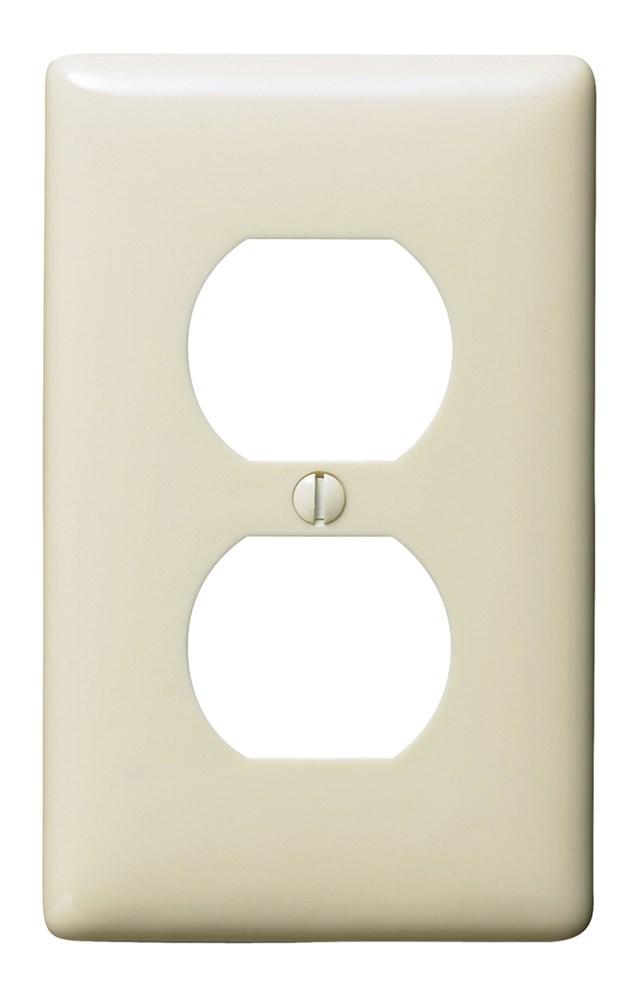 WALLPLATE, 1-G, 1) DUP, AL