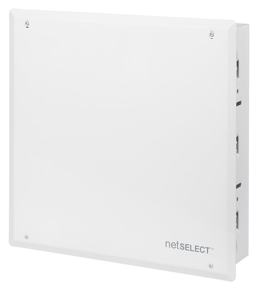 CABINET, NETSELECT,14&#34;H,W/PANEL COVER,WH