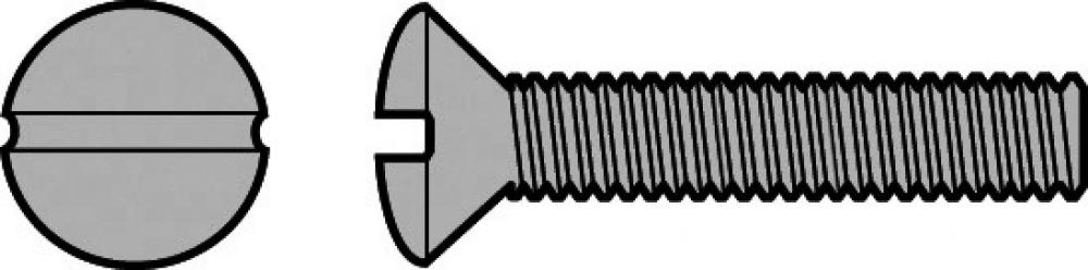 WALLPLATE SCREW, 1&#34;, GRAY (1=100)