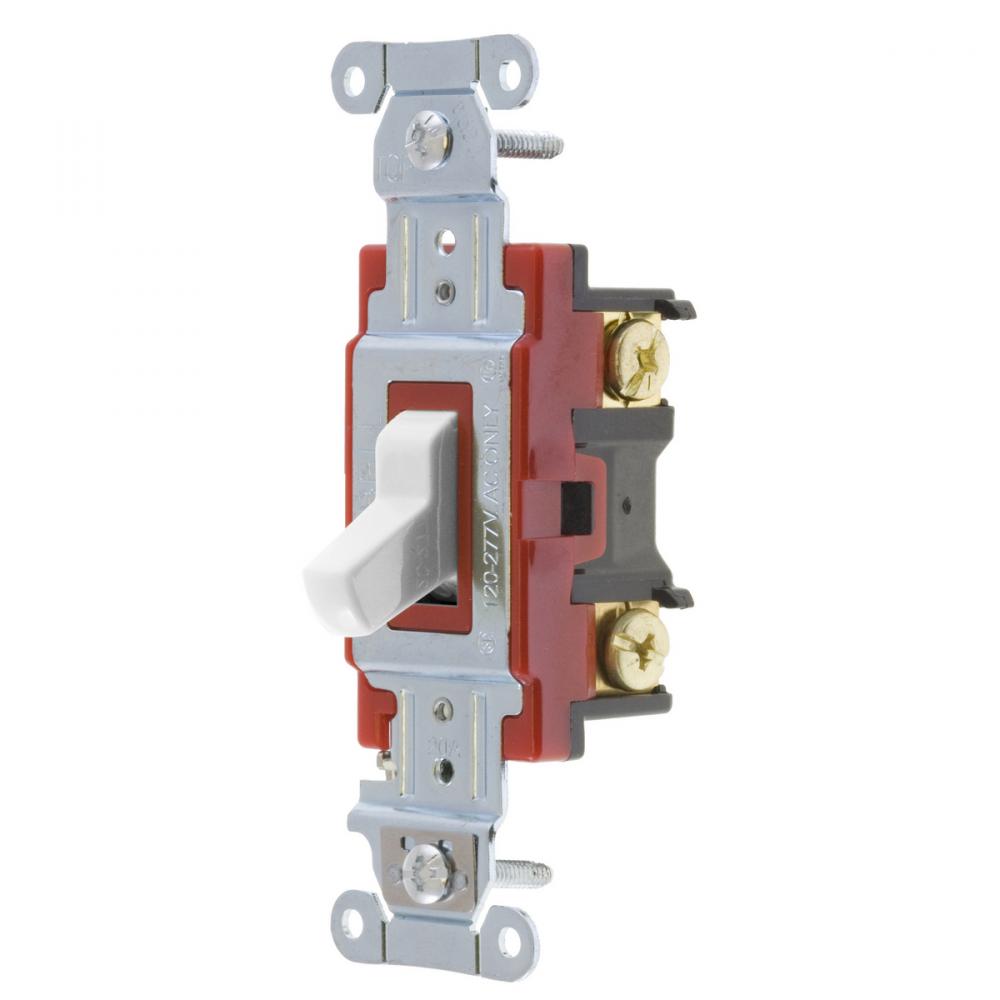 SWITCH, HUBPRO, 4-WAY, 20A 120/277V, WH