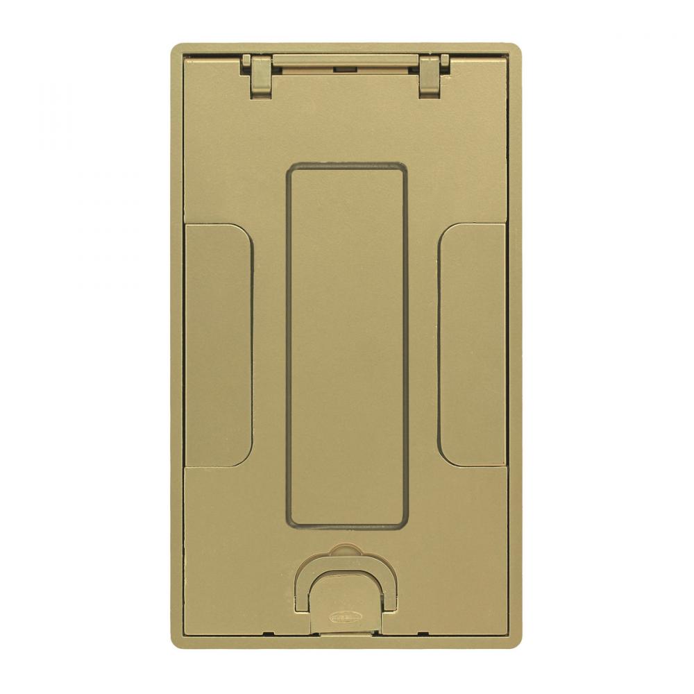 2/4G TILE CVR, INSERT, BRASS POWDER