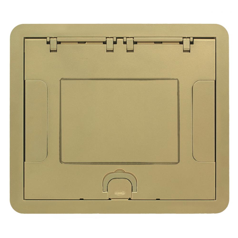 6/10G CARPET CVR, INSERT, BRASS POWDER