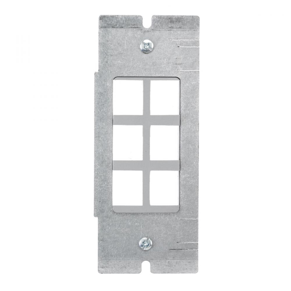 MOUNTING PLATE - HBL 6-PORT KEYSTONE