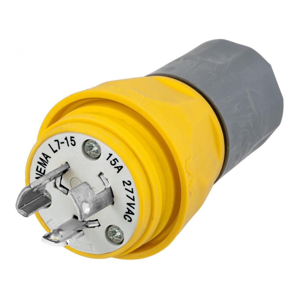 PLUG, W/TIGHT, L6-15P, 15A, 250V