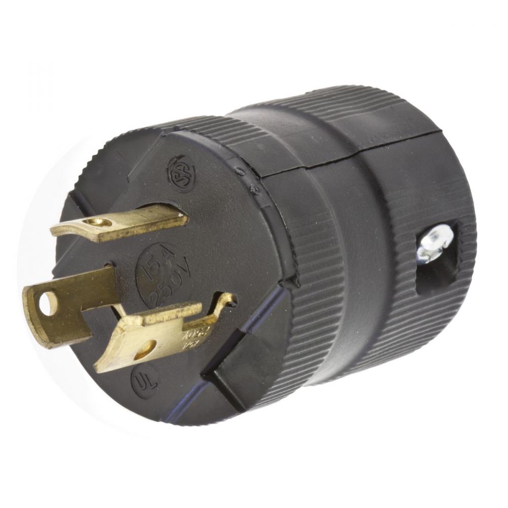 LKG VAL PLUG, 15A 250V, L6-15P, BK