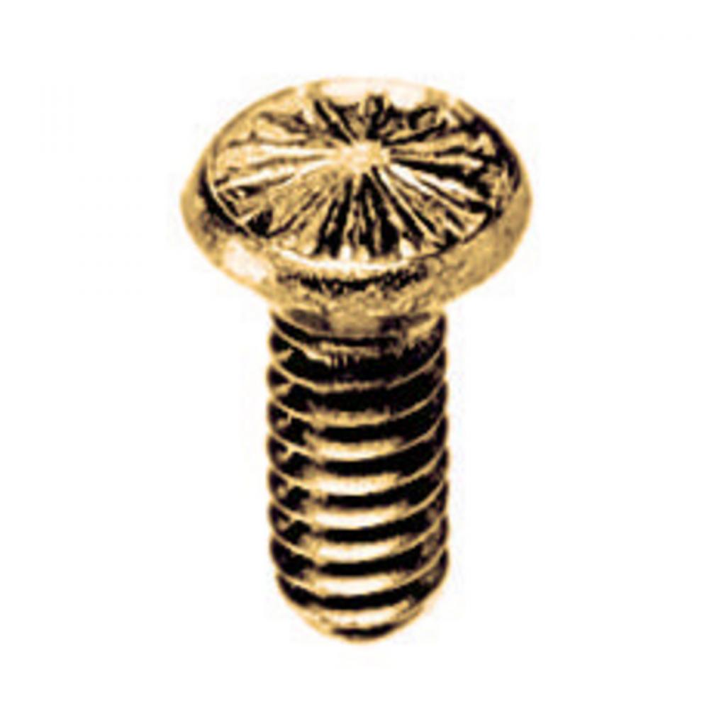 TAMPER PROOF SCREW, 3/8&#34; #6/32, BRS